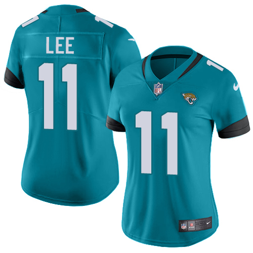 Nike Jacksonville Jaguars #11 Marqise Lee Teal Green Alternate Women Stitched NFL Vapor Untouchable Limited Jersey